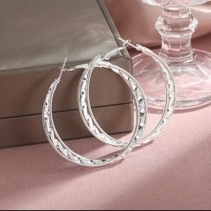 925 Silver Hoop Earrings